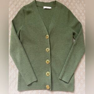 Tory Burch Merino Wool Cardigan